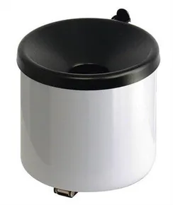 Aschenbecher, Wand, Stahl, VEPA BINS, weiß
